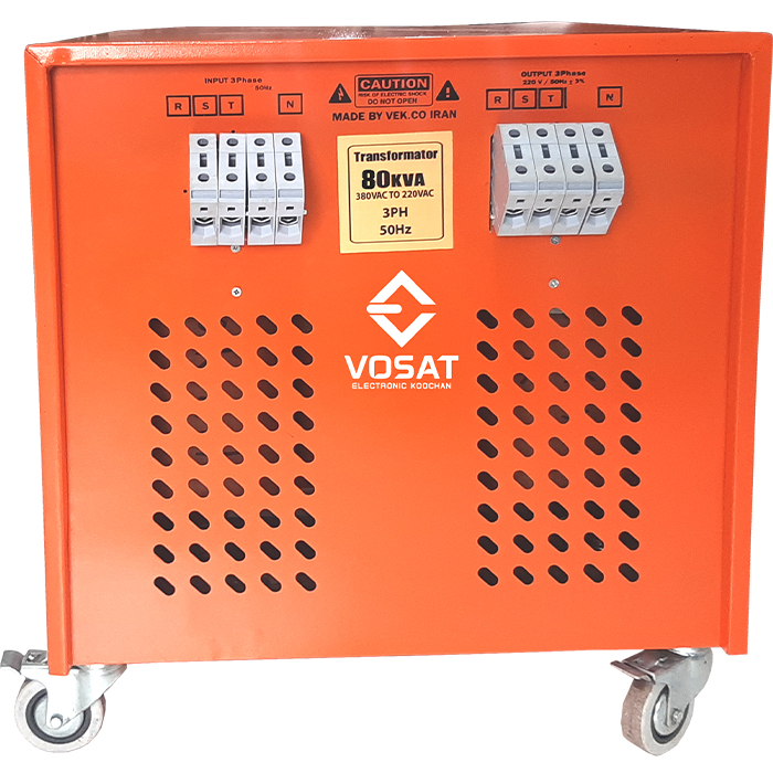 ترانس ایزوله,ترانس سه فاز,ترانس ایزوله 3ph to 3ph) 80kva 275a)